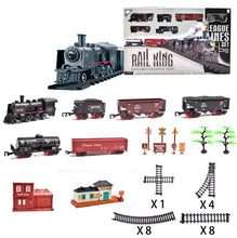 Load image into Gallery viewer, Classic Electric Trains Vihcle Railway Motorized Trian Track Set Model Toy Kids Toys for Children.