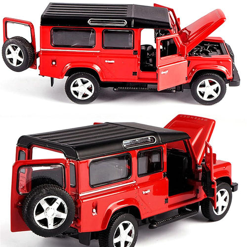 1:32 Scale Diecast Model Car Metal Model Classic Toy Car Alloy For Kids Toys Gift Collection Acousto-optic Pull-back Car Toy
