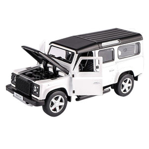 1:32 Scale Diecast Model Car Metal Model Classic Toy Car Alloy For Kids Toys Gift Collection Acousto-optic Pull-back Car Toy