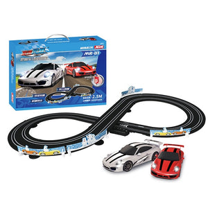 Sonic Storm Double Electric Remote Control Track Racing Children's Toys Parent-child Interactive Racing Track Toys Gift